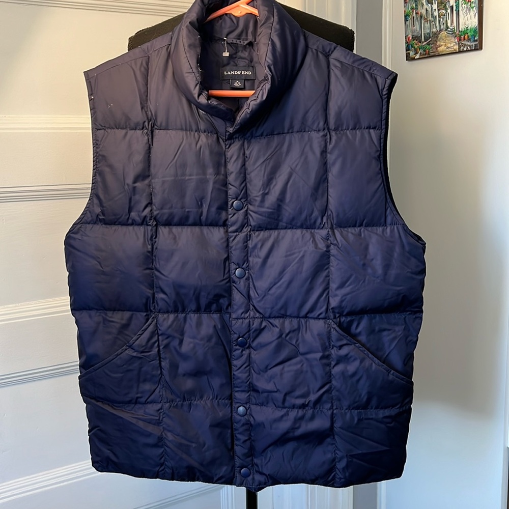 LANDS’‎ END GOOSEDOWN PUFFER VEST